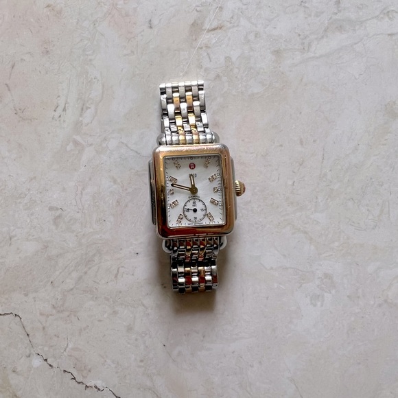 COPY - Deco 18K Yellow Gold & Diamond Chronograph Watch - Picture 3 of 5